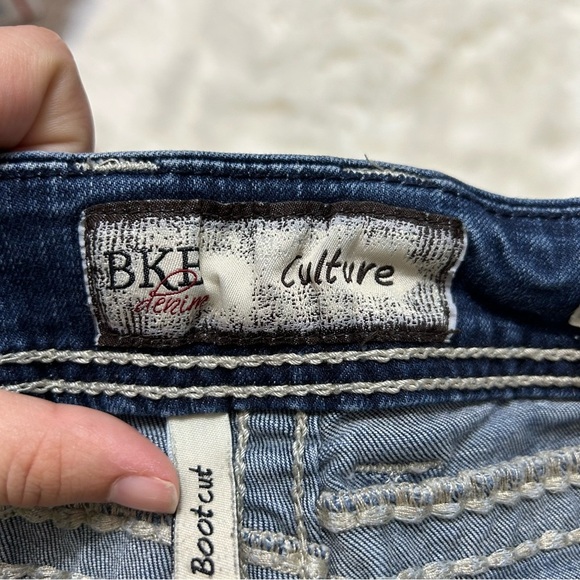 BKE Blue Bootcut Jeans E3 - Picture 5 of 6